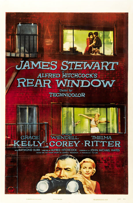 Rear Window — vintage movie poster art